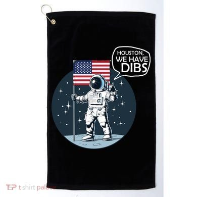 Houston We Have Dibs Moon Landing Golf Towel