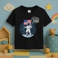 Houston We Have Dibs Moon Landing Toddler T-Shirt thumb 3