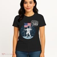 Houston We Have Dibs Moon Landing Women's T-Shirt thumb 4