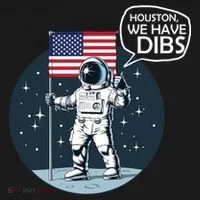 Houston We Have Dibs Moon Landing Women's T-Shirt thumb 6