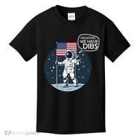 Houston We Have Dibs Moon Landing Kids T-Shirt thumb 0