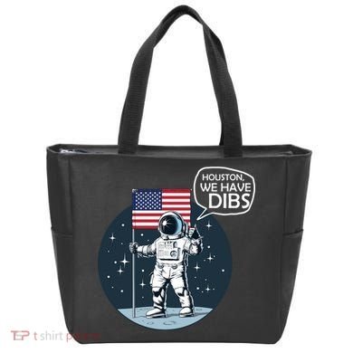 Houston We Have Dibs Moon Landing Tote Bag