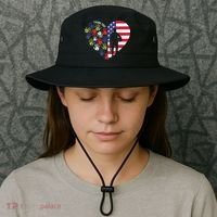 Honoring Our Veterans Day Thank You For Your Service Bucket Hat thumb 3