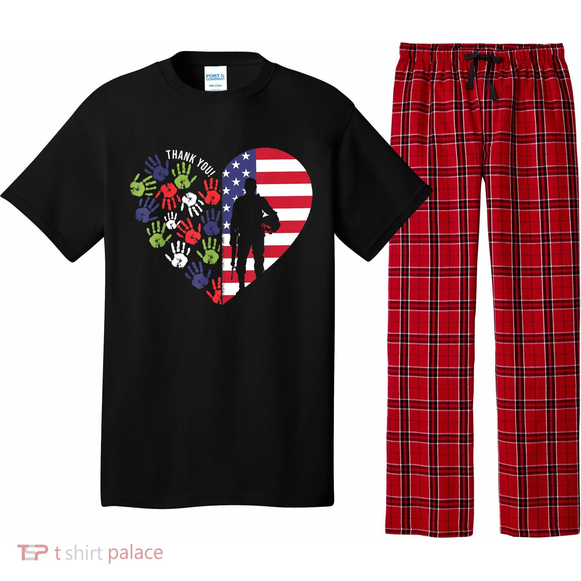 Honoring Our Veterans Day Thank You For Your Service Pajama Set