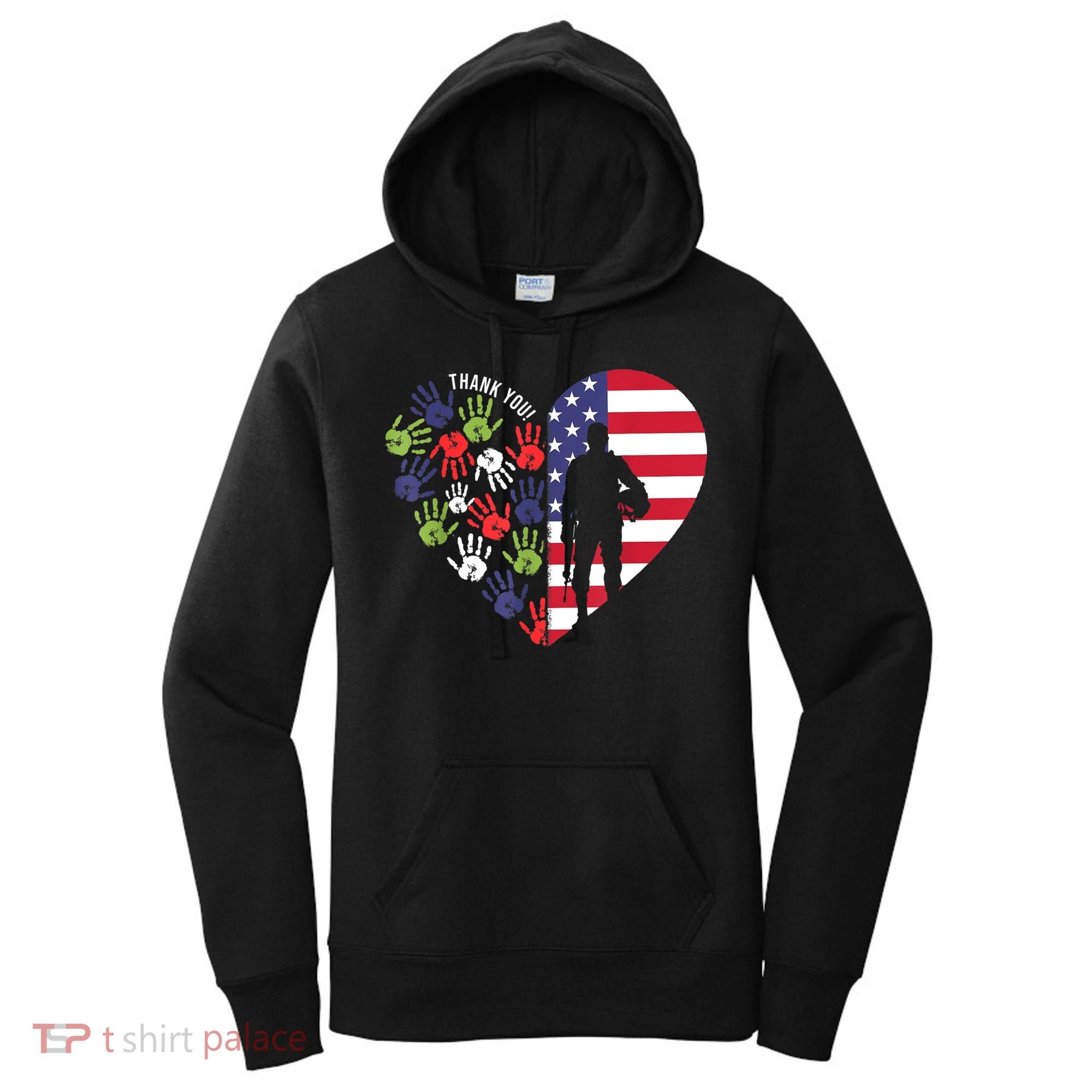 Honoring Our Veterans Day Thank You For Your Service Women's Hoodie