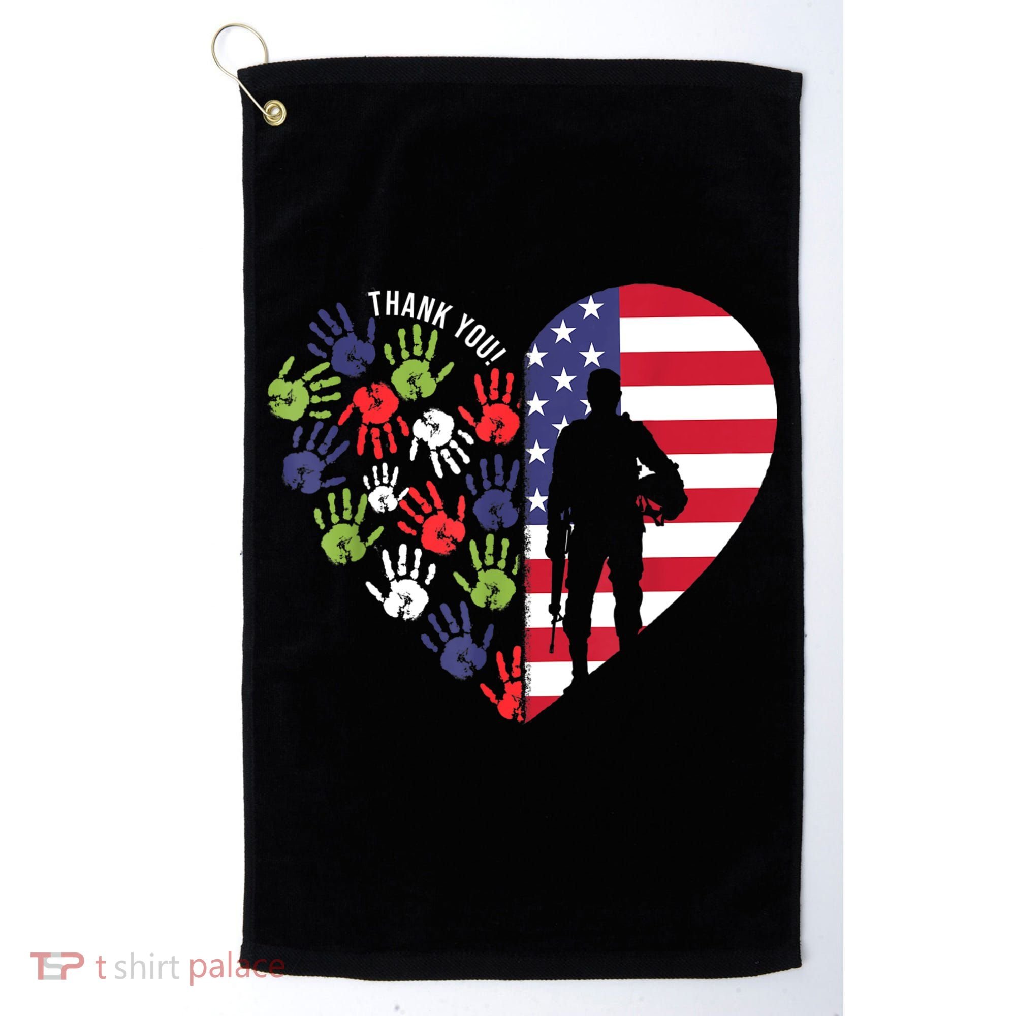 Honoring Our Veterans Day Thank You For Your Service Golf Towel