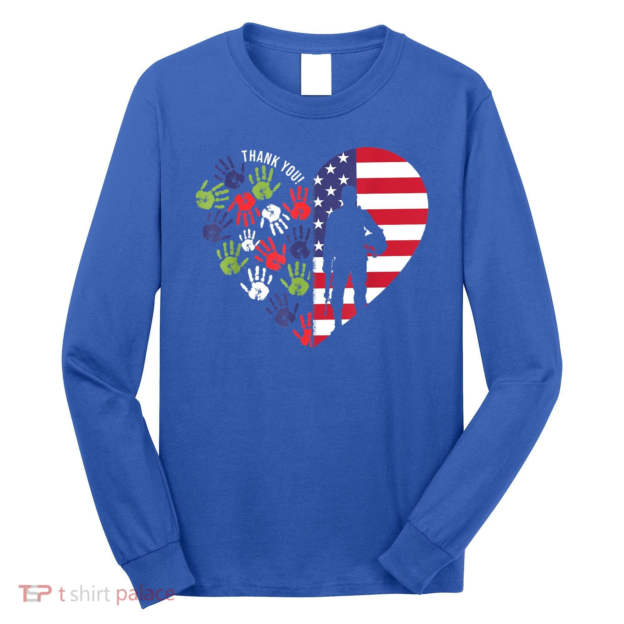 Honoring Our Veterans Day Thank You For Your Service Long Sleeve Shirt