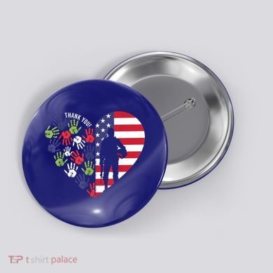 Honoring Our Veterans Day Thank You For Your Service Button
