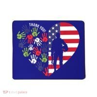 Honoring Our Veterans Day Thank You For Your Service Mousepad thumb 0