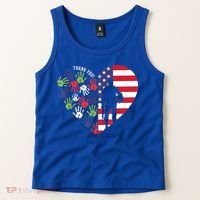 Honoring Our Veterans Day Thank You For Your Service Tank Top thumb 2