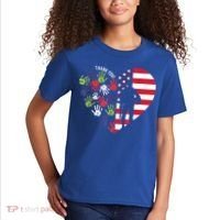Honoring Our Veterans Day Thank You For Your Service Kids T-Shirt thumb 2