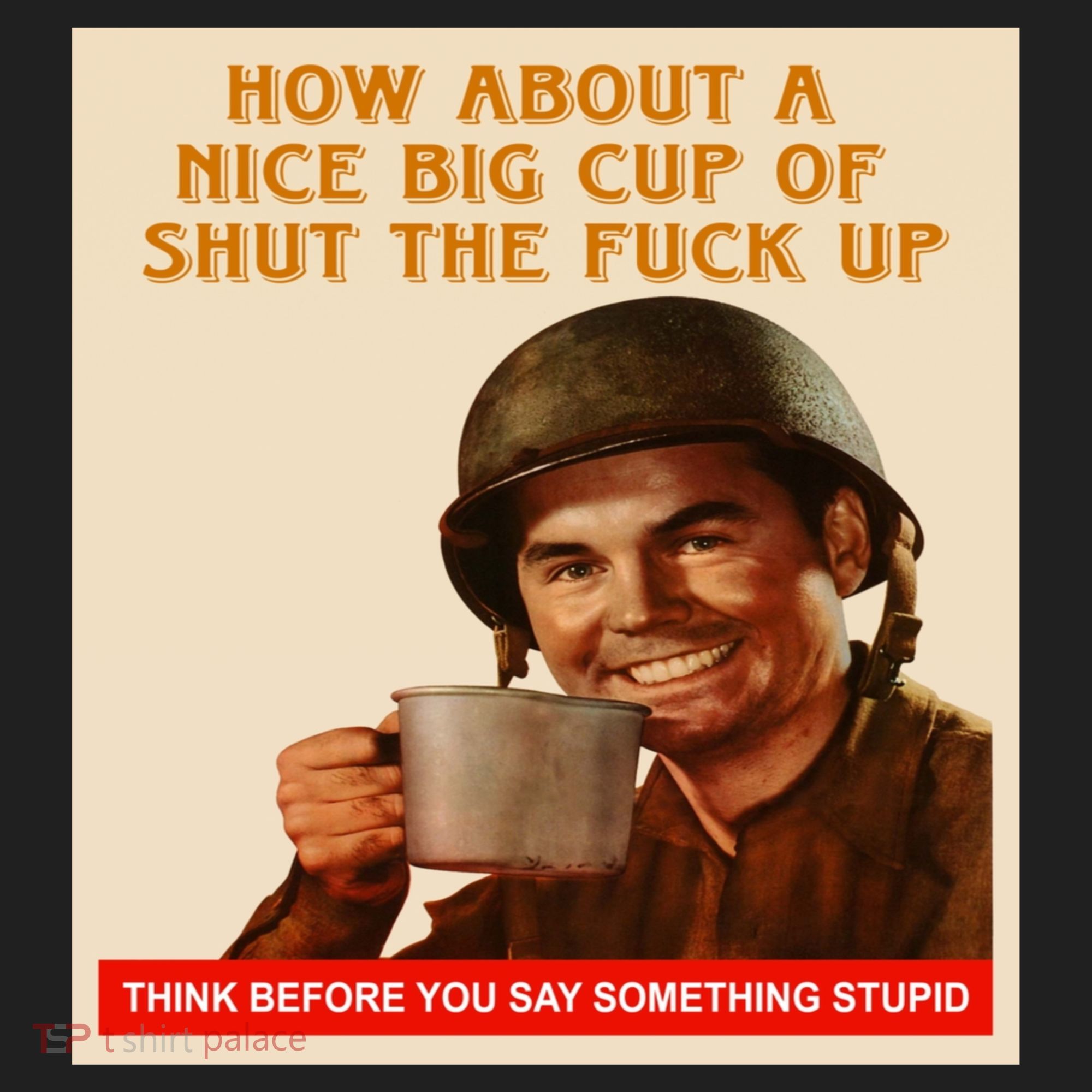 How About A Nice Big Cup of Shut The Fuck Up 40oz Vacuum Insulated Stainless Steel Travel Tumbler