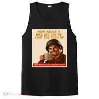 How About A Nice Big Cup of Shut The Fuck Up PosiCharge Competitor Tank thumb 0