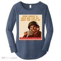 How About A Nice Big Cup of Shut The Fuck Up Women's Perfect Tri Tunic Long Sleeve Shirt thumb 0