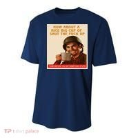 How About A Nice Big Cup of Shut The Fuck Up Youth Performance Sprint T-Shirt thumb 0