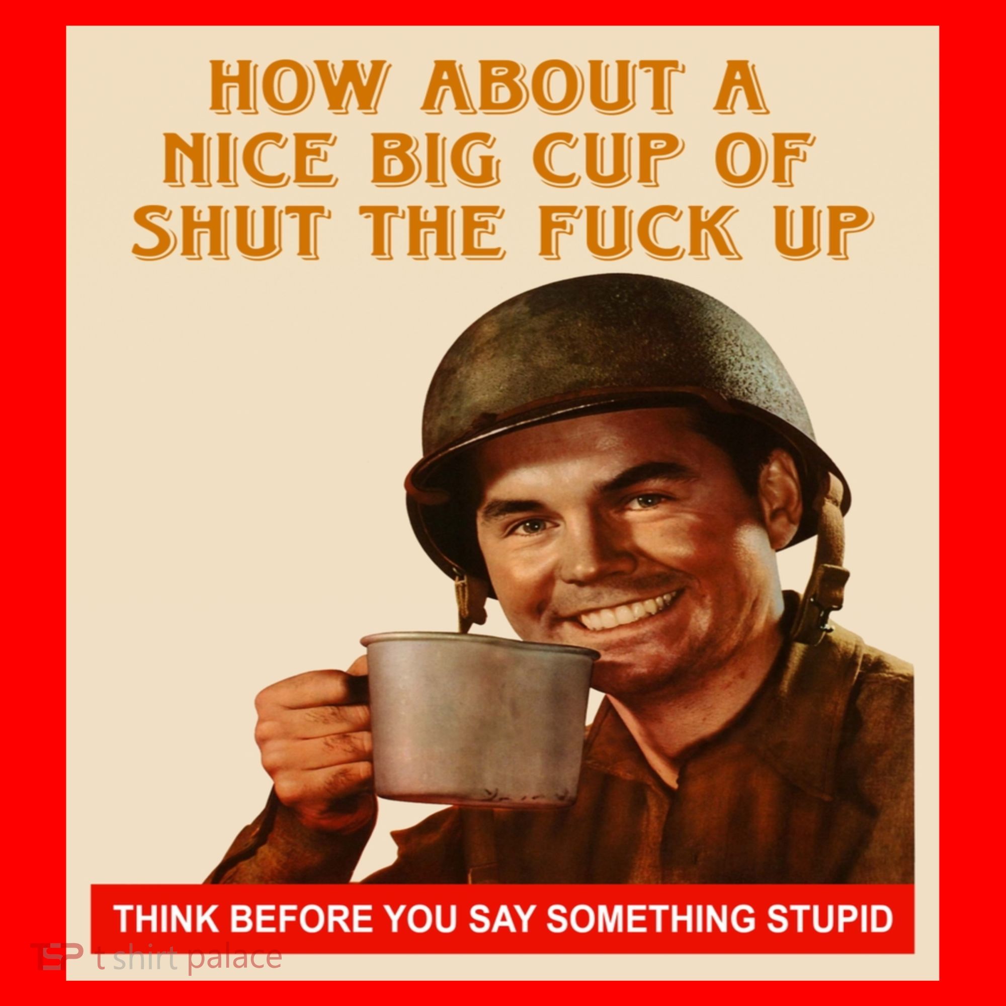 How About A Nice Big Cup of Shut The Fuck Up Santa Hat