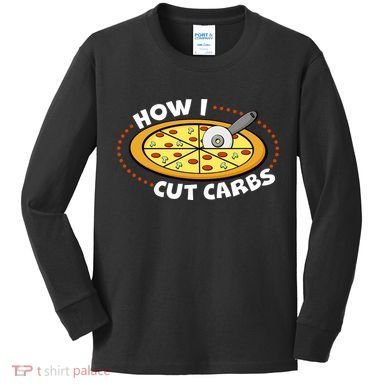 How I Cute Carbs Kids Long Sleeve Shirt