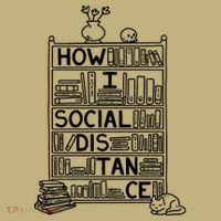 How I Social Distance Book Lover Button thumb 1