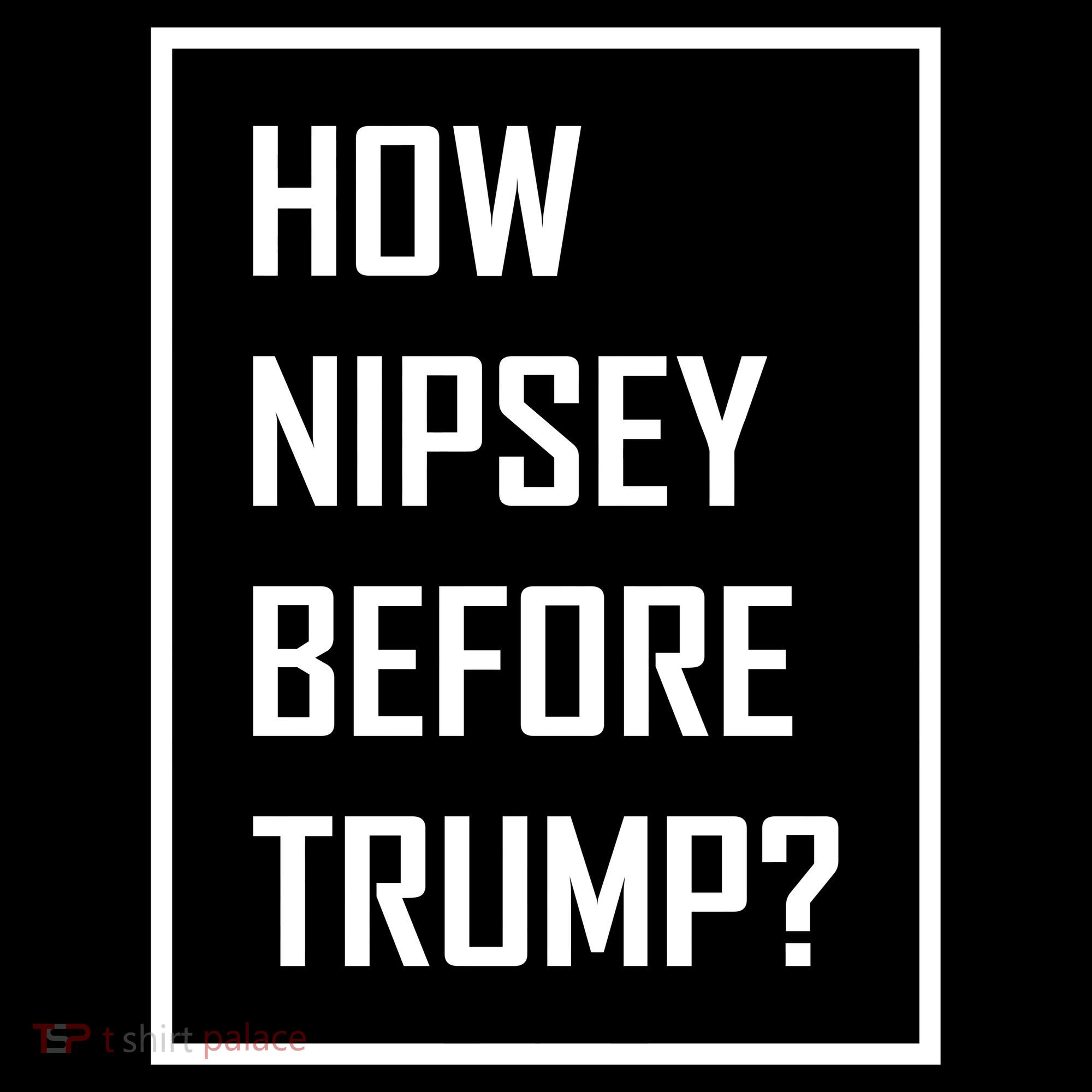 How Nipsey Before Trump? Hoodie
