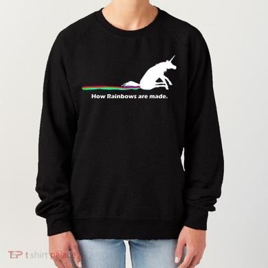 How Rainbows Are Made Unicorn Women's Sweatshirt