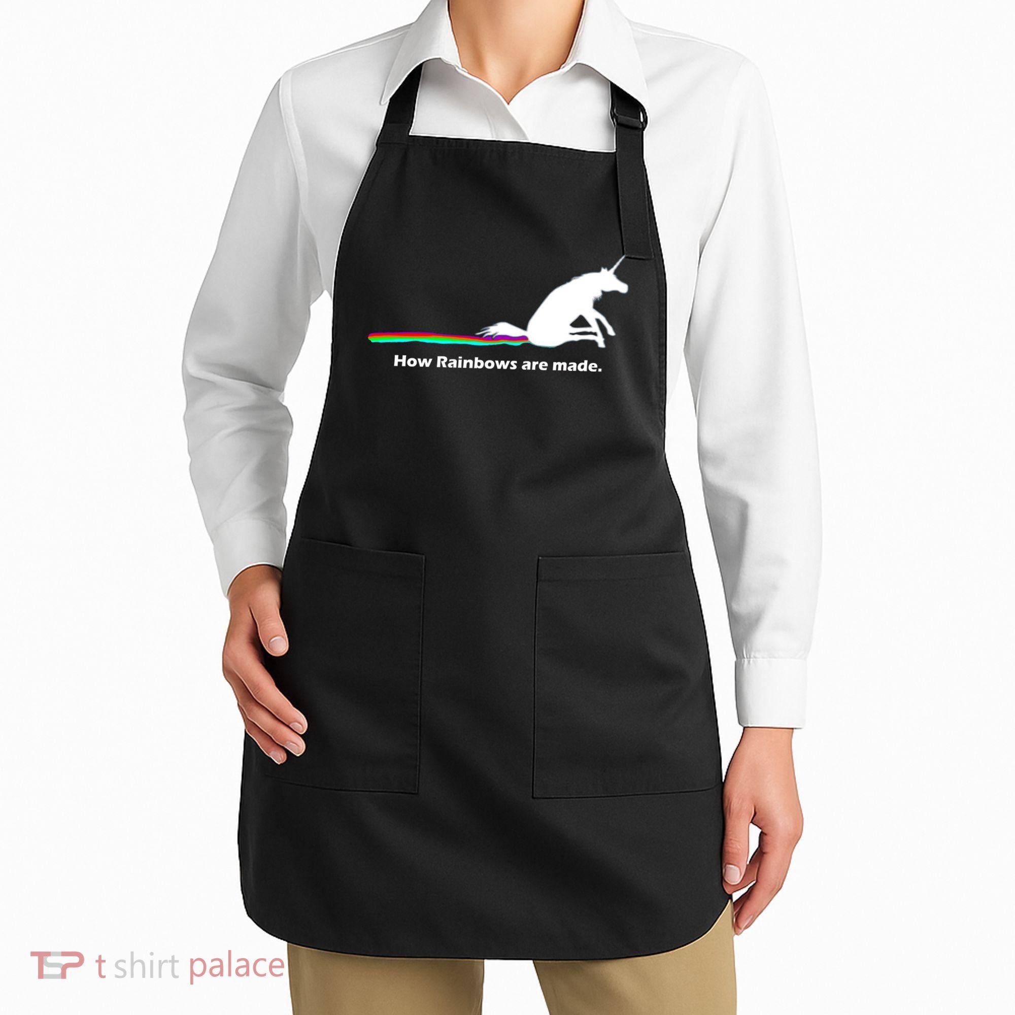 How Rainbows Are Made Unicorn Apron