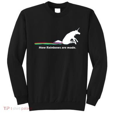 How Rainbows Are Made Unicorn Sweatshirt