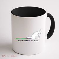 How Rainbows Are Made Unicorn Coffee Mug thumb 1