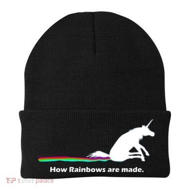 How Rainbows Are Made Unicorn Beanie