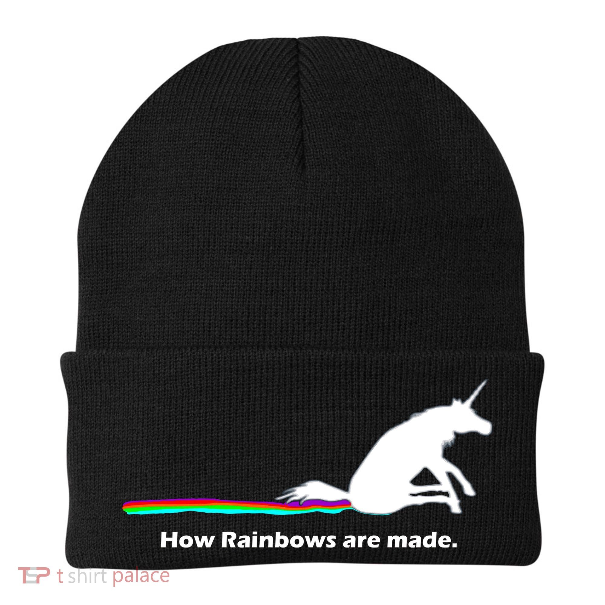 How Rainbows Are Made Unicorn Beanie