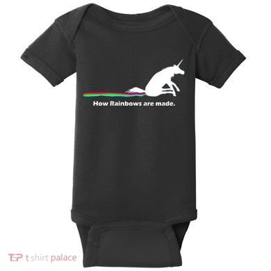 How Rainbows Are Made Unicorn Baby Bodysuit