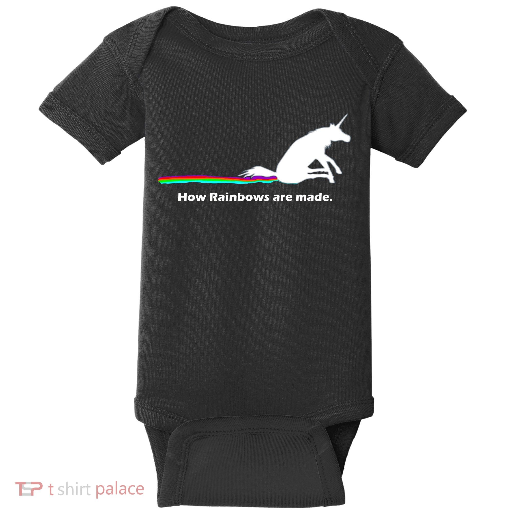 How Rainbows Are Made Unicorn Baby Bodysuit