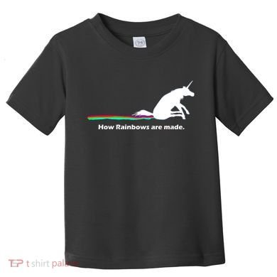 How Rainbows Are Made Unicorn Toddler T-Shirt