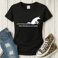 How Rainbows Are Made Unicorn Women's T-Shirt thumb 3