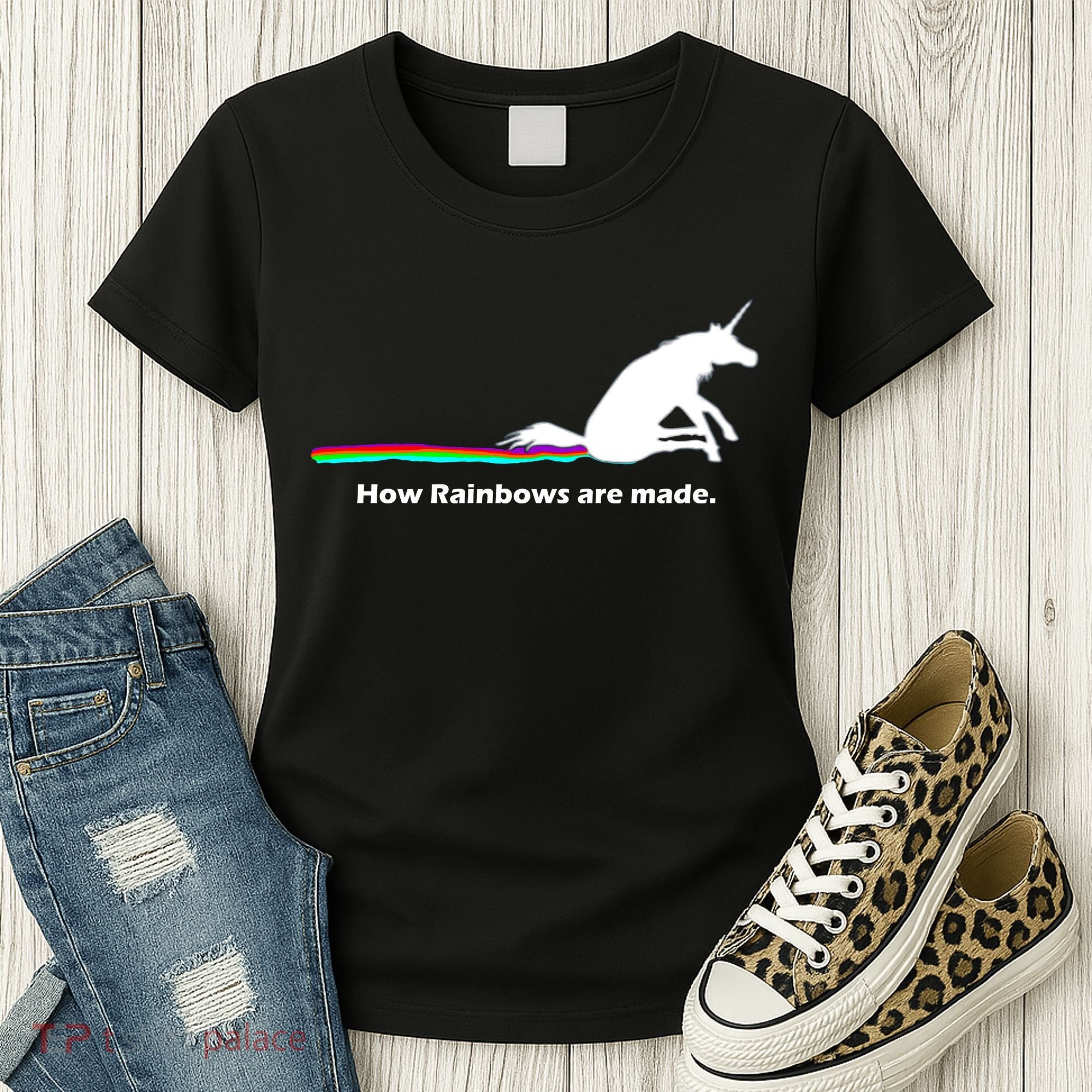 How Rainbows Are Made Unicorn Women's T-Shirt