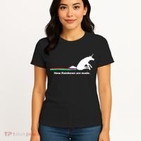How Rainbows Are Made Unicorn Women's T-Shirt thumb 4