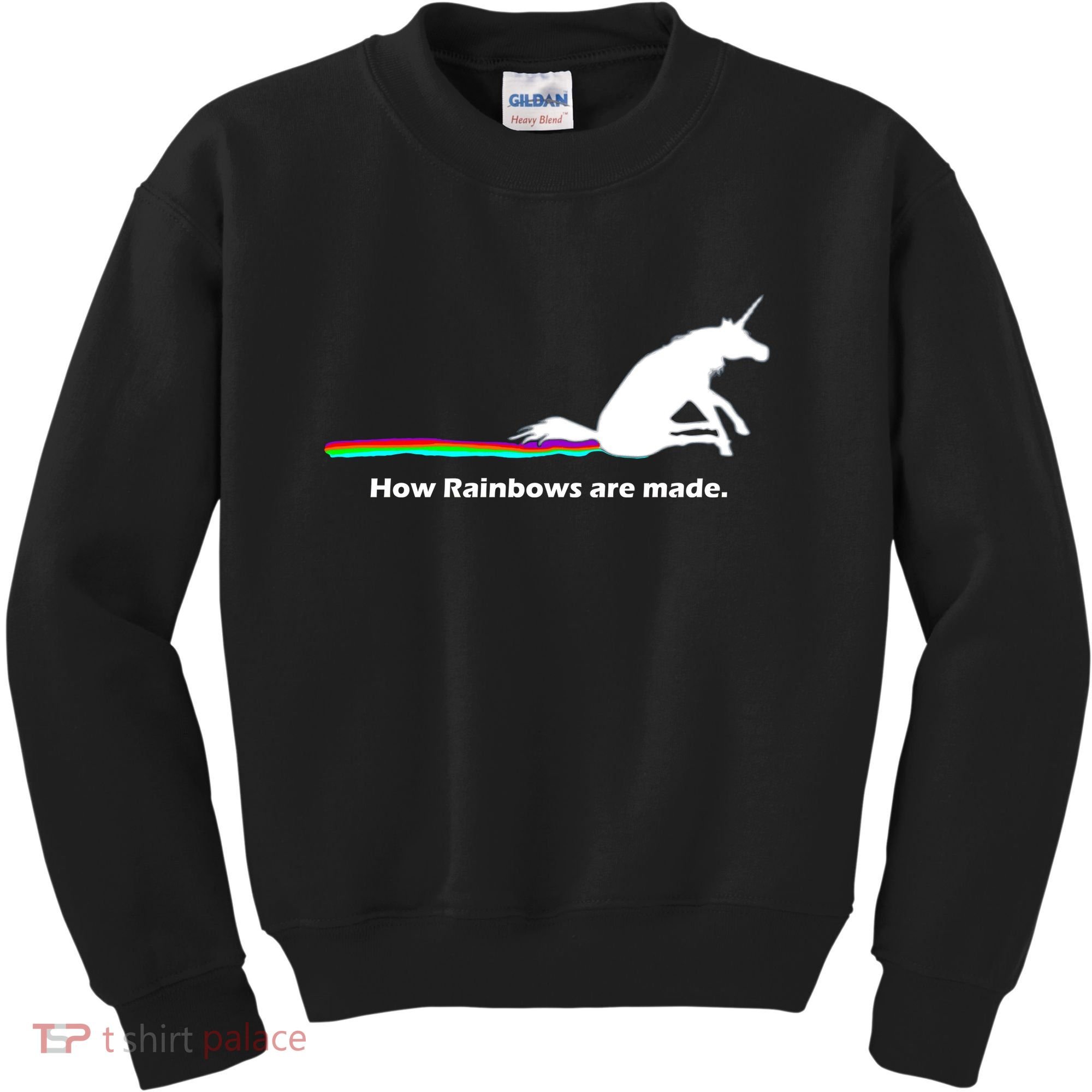 How Rainbows Are Made Unicorn Kids Sweatshirt