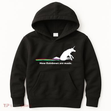 How Rainbows Are Made Unicorn Kids Hoodie