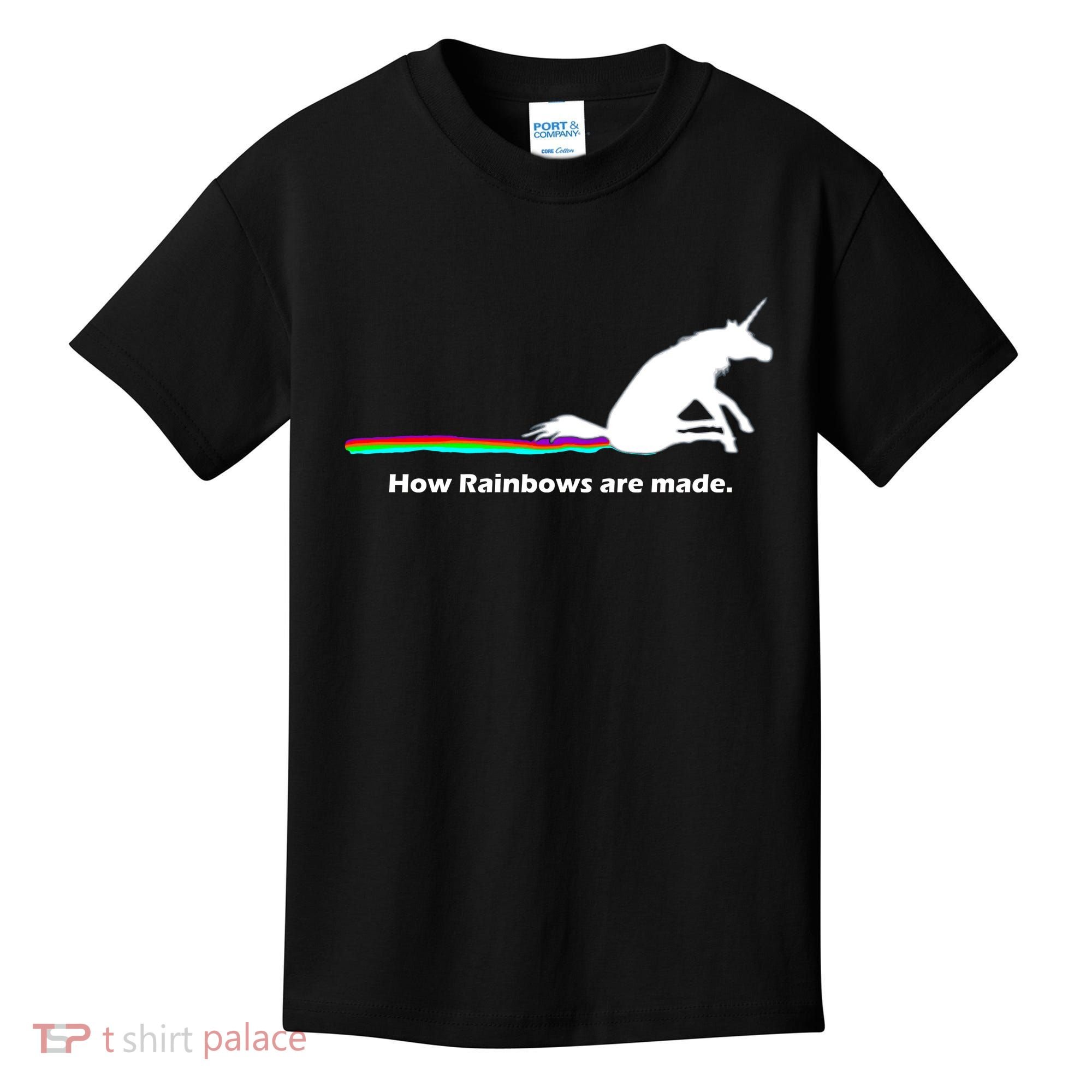 How Rainbows Are Made Unicorn Kids T-Shirt
