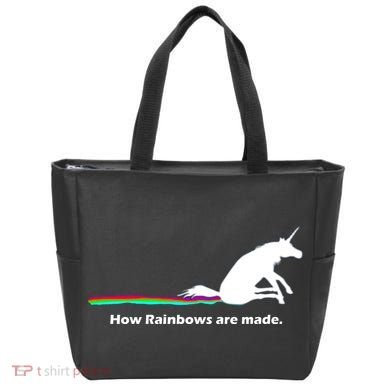 How Rainbows Are Made Unicorn Tote Bag
