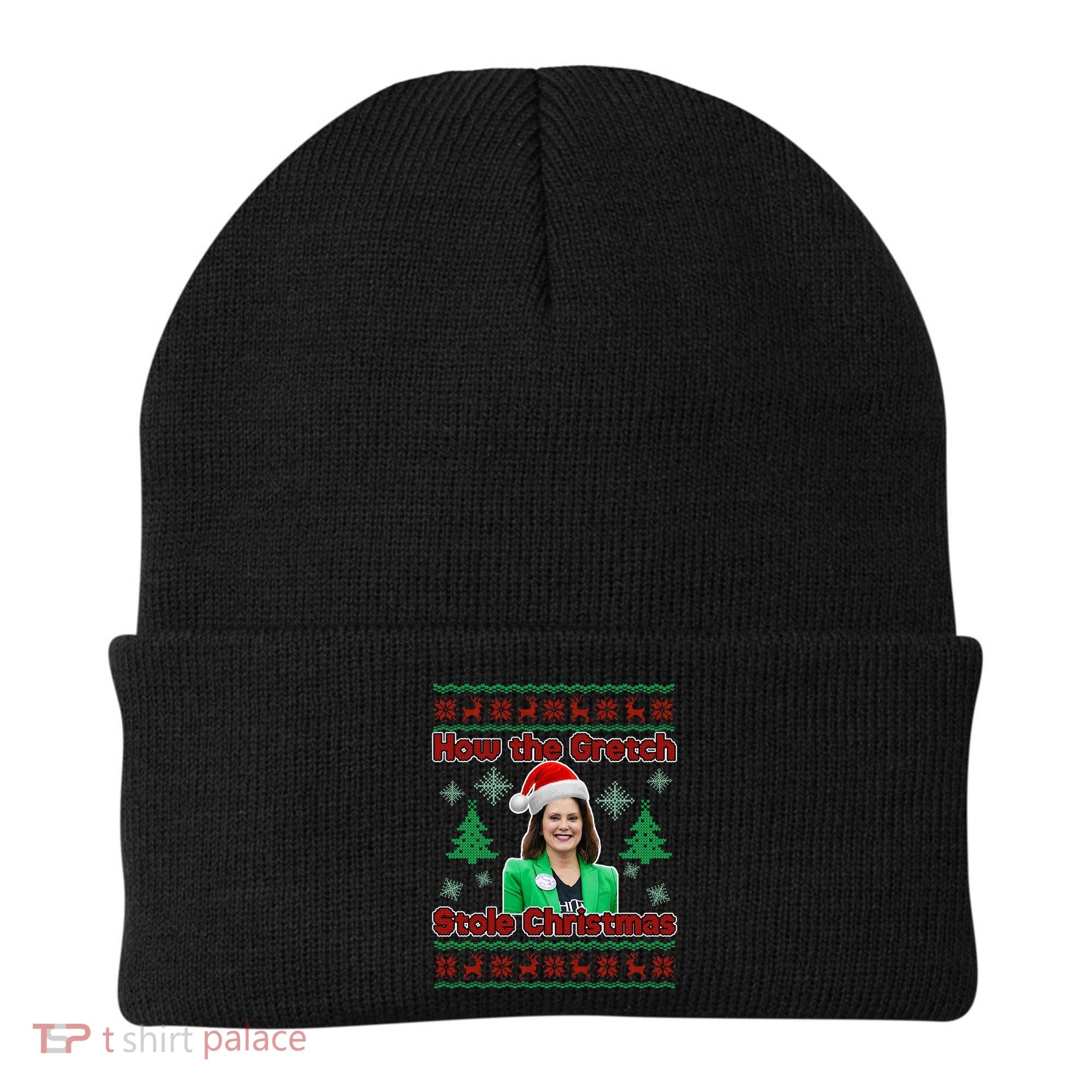 How The Gretch Stole Christmas Ugly Christmas Sweater Beanie