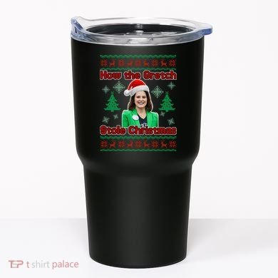 How The Gretch Stole Christmas Ugly Christmas Sweater Tumbler