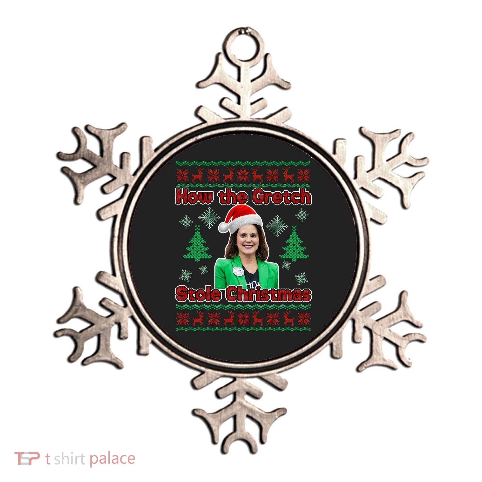 How The Gretch Stole Christmas Ugly Christmas Sweater Ornament