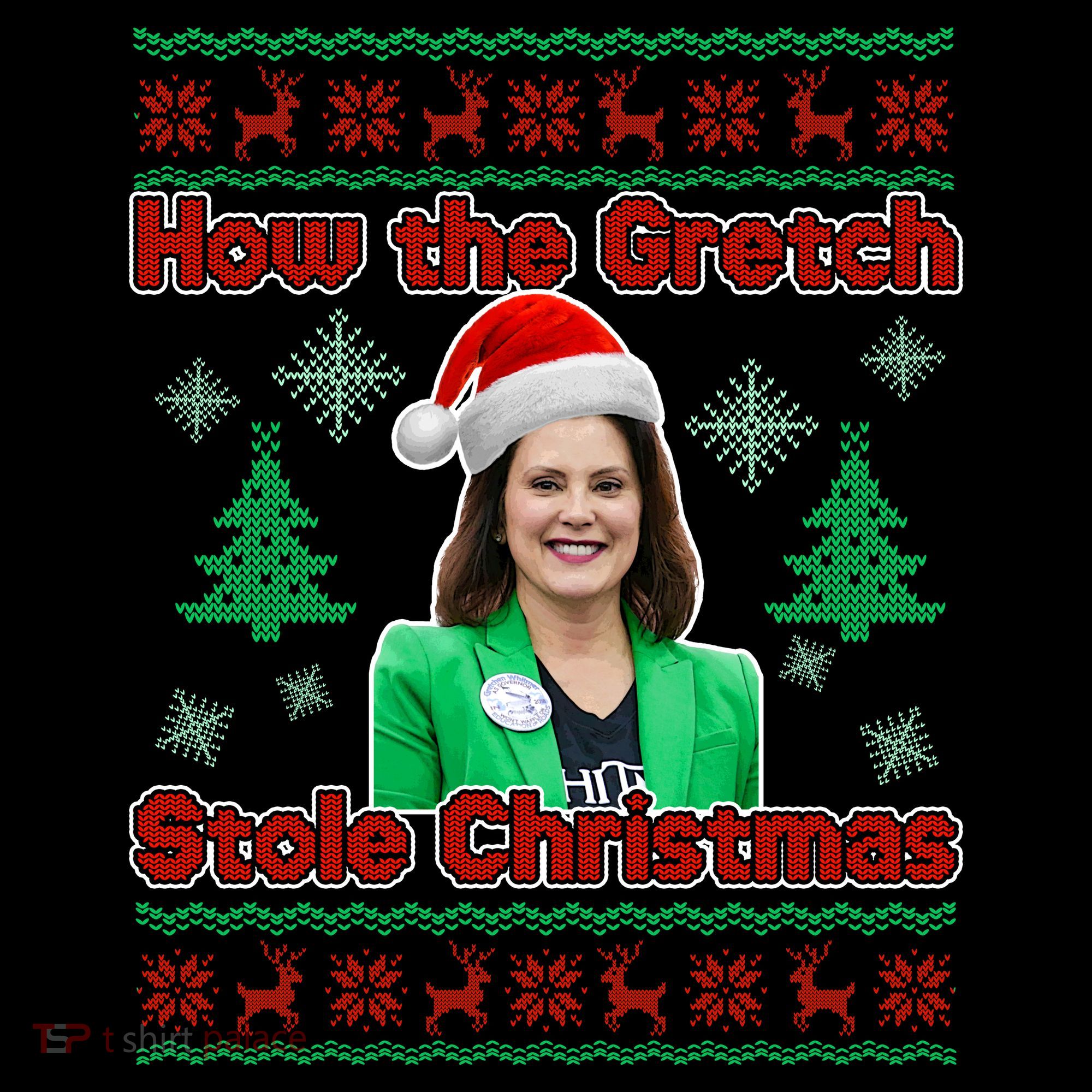 How The Gretch Stole Christmas Ugly Christmas Sweater Women's Tank Top