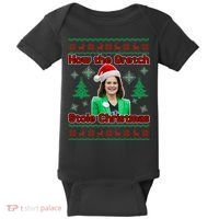 How The Gretch Stole Christmas Ugly Christmas Sweater Baby Bodysuit thumb 0