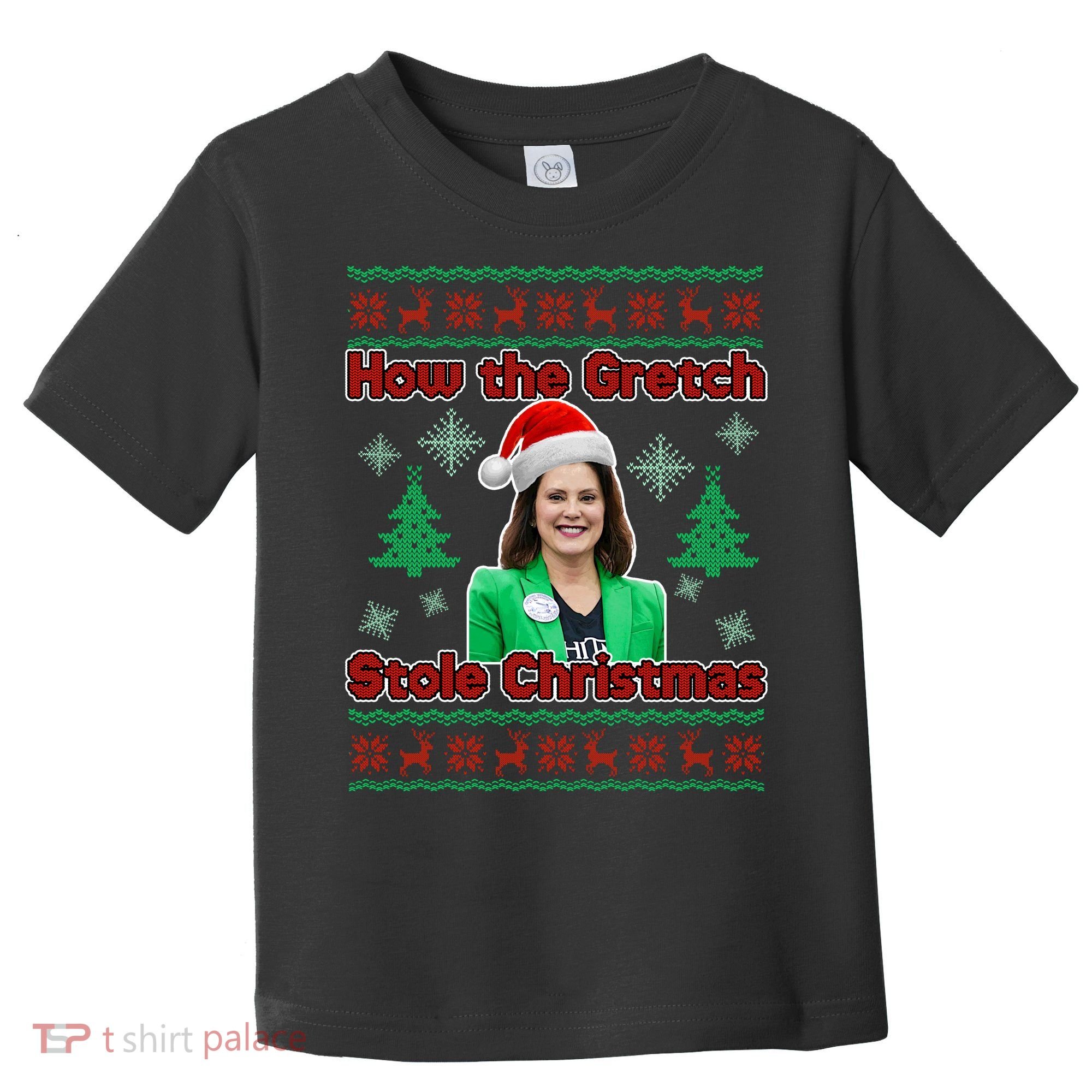 How The Gretch Stole Christmas Ugly Christmas Sweater Toddler T-Shirt