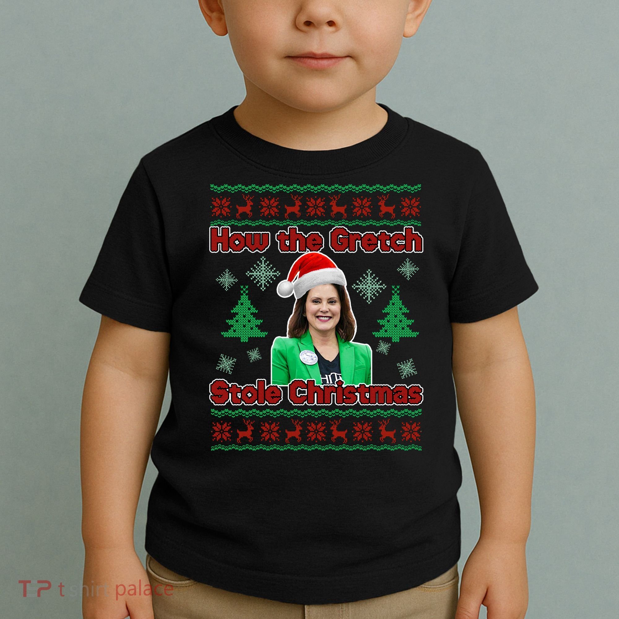 How The Gretch Stole Christmas Ugly Christmas Sweater Toddler T-Shirt