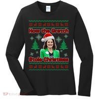 How The Gretch Stole Christmas Ugly Christmas Sweater Women's Long Sleeve Shirt thumb 0