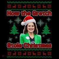 How The Gretch Stole Christmas Ugly Christmas Sweater Women's Long Sleeve Shirt thumb 2