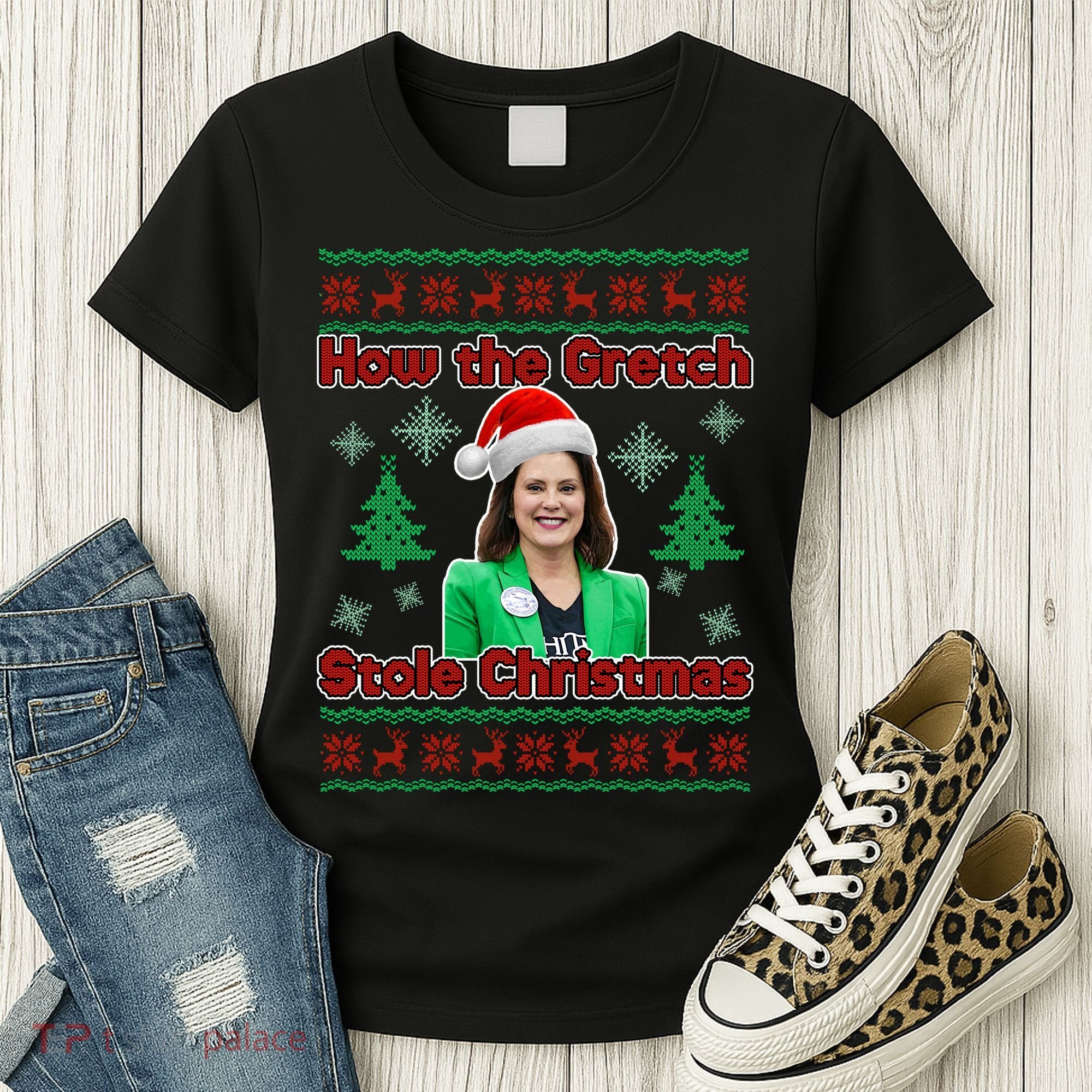 How The Gretch Stole Christmas Ugly Christmas Sweater Women's T-Shirt