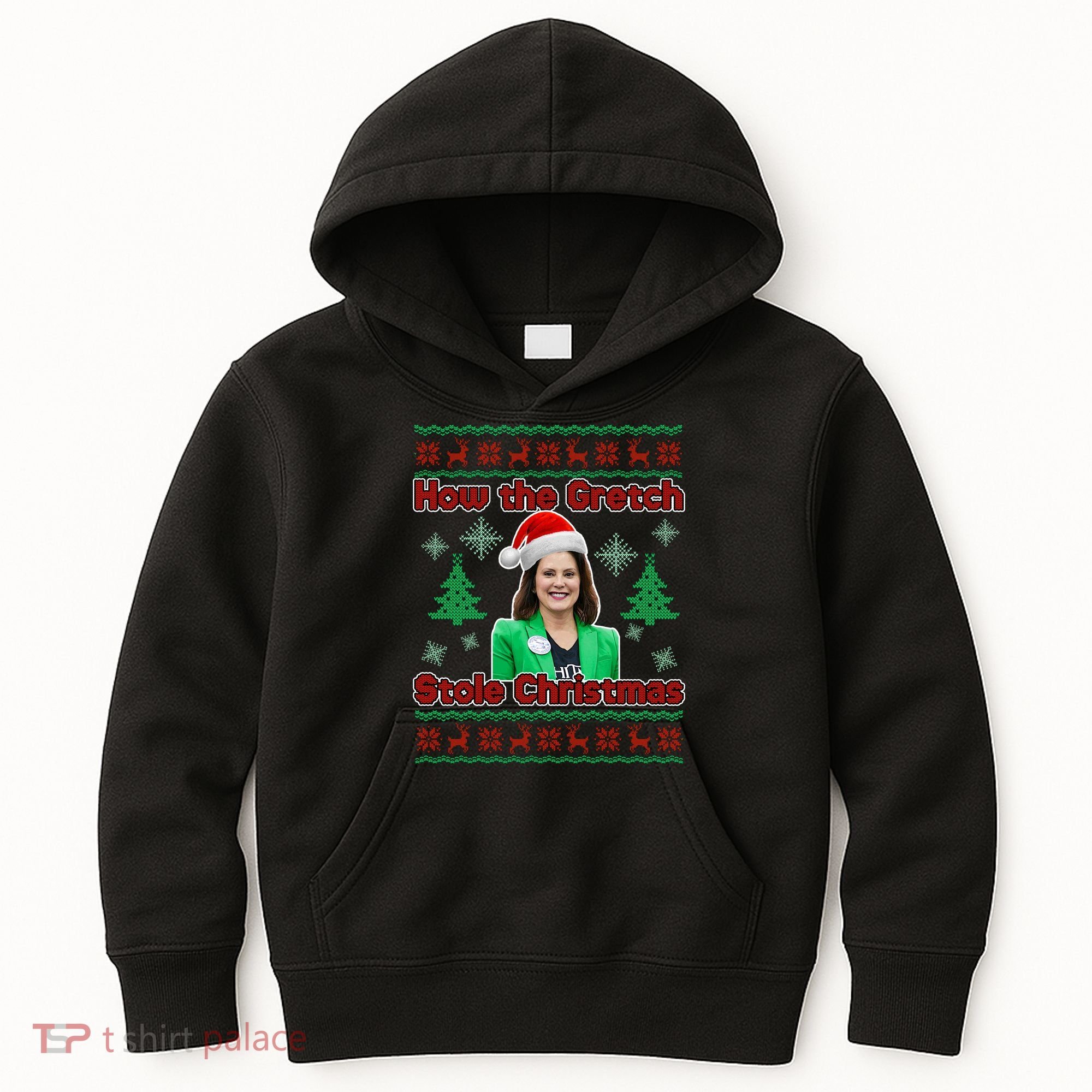 How The Gretch Stole Christmas Ugly Christmas Sweater Kids Hoodie